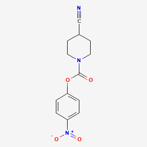 4-Nitrophenyl 4-cyano-1-piperidinecarboxylate