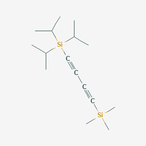 Trimethyl{4-[tri(propan-2-yl)silyl]buta-1,3-diyn-1-yl}silane