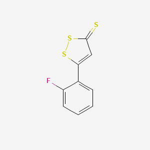 5-(2-Fluorophenyl)-3H-1,2-dithiole-3-thione