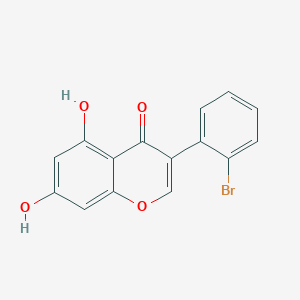 3-(2-Bromophenyl)-5,7-dihydroxy-4H-1-benzopyran-4-one