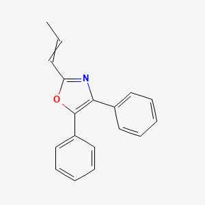 4,5-Diphenyl-2-(prop-1-en-1-yl)-1,3-oxazole