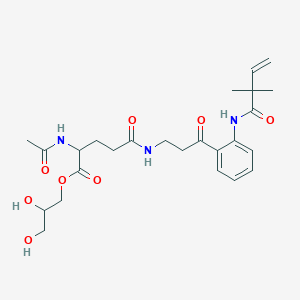 molecular formula C25H35N3O8 B1261732 柠檬酰胺B 