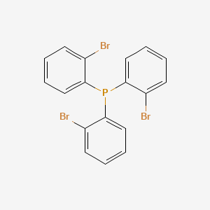 molecular formula C18H12Br3P B12617350 Tris(2-bromophenyl)phosphane CAS No. 918323-08-7