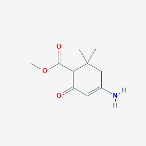 B126174 Methyl 4-amino-6,6-dimethyl-2-oxocyclohex-3-ene-1-carboxylate CAS No. 146335-44-6