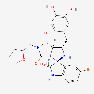 molecular formula C25H24BrN3O6 B12617608 C25H24BrN3O6 