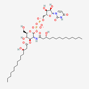 molecular formula C43H75N3O20P2-2 B1261769 UDP-2,3-双(3-羟基十四烷酰)葡糖胺 