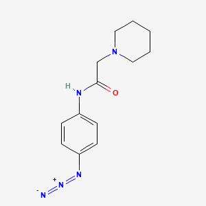 N-(4-Azidophenyl)-2-(piperidin-1-yl)acetamide