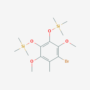 [(4-Bromo-3,6-dimethoxy-5-methyl-1,2-phenylene)bis(oxy)]bis(trimethylsilane)