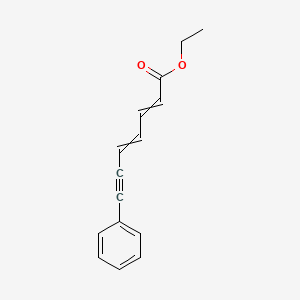 molecular formula C15H14O2 B12617780 Ethyl 7-phenylhepta-2,4-dien-6-ynoate CAS No. 919090-75-8