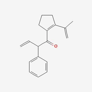 2-Phenyl-1-[2-(prop-1-en-2-yl)cyclopent-1-en-1-yl]but-3-en-1-one