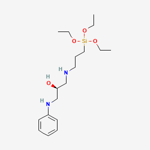 (2S)-1-Anilino-3-{[3-(triethoxysilyl)propyl]amino}propan-2-ol