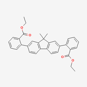 Diethyl 2,2'-(9,9-dimethyl-9H-fluorene-2,7-diyl)dibenzoate