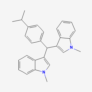 3,3'-{[4-(Propan-2-yl)phenyl]methylene}bis(1-methyl-1H-indole)