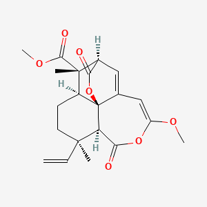 molecular formula C21H24O7 B1261838 Basiliolide B 