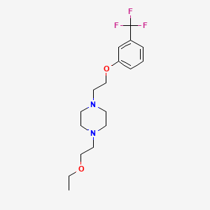 1-(2-Ethoxyethyl)-4-{2-[3-(trifluoromethyl)phenoxy]ethyl}piperazine