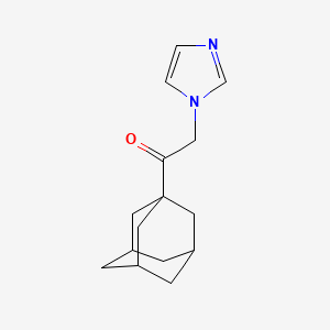molecular formula C15H20N2O B1261848 1-(adamantan-1-yl)-2-(1H-imidazol-1-yl)ethanone 