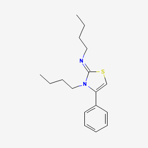 (2Z)-N,3-Dibutyl-4-phenyl-1,3-thiazol-2(3H)-imine