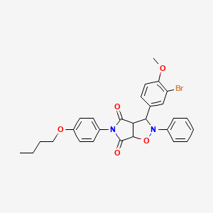 molecular formula C28H27BrN2O5 B12618495 C28H27BrN2O5 