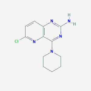 6-Chloro-4-(piperidin-1-yl)pyrido[3,2-d]pyrimidin-2-amine