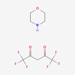 1,1,1,5,5,5-Hexafluoropentane-2,4-dione;morpholine