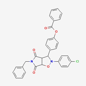 molecular formula C31H23ClN2O5 B12618560 C31H23ClN2O5 