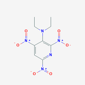 N,N-Diethyl-2,4,6-trinitropyridin-3-amine