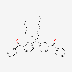 (9,9-Dihexyl-9H-fluorene-2,7-diyl)bis(phenylmethanone)