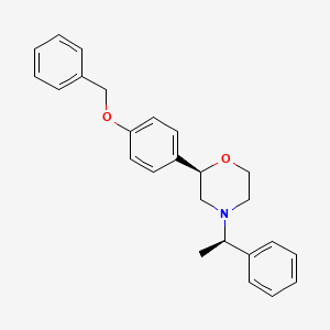 (2R)-2-[4-(Benzyloxy)phenyl]-4-[(1R)-1-phenylethyl]morpholine