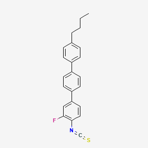 molecular formula C23H20FNS B12618638 4-[4-(4-Butylphenyl)phenyl]-2-fluoro-1-isothiocyanatobenzene CAS No. 921937-66-8