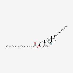 [(3S,8S,9S,10R,13R,14S,17S)-10,13-dimethyl-17-octyl-2,3,4,7,8,9,11,12,14,15,16,17-dodecahydro-1H-cyclopenta[a]phenanthren-3-yl] tetradecanoate