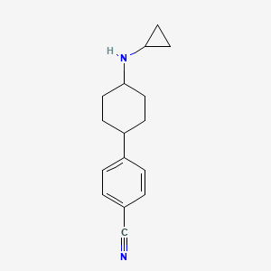 4-[4-(Cyclopropylamino)cyclohexyl]benzonitrile