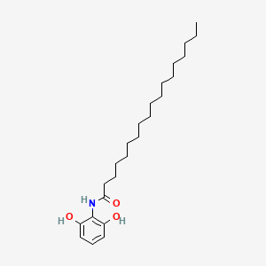 molecular formula C24H41NO3 B12618710 N-(2,6-dihydroxyphenyl)octadecanamide CAS No. 921758-96-5