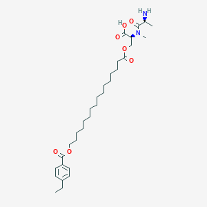 L-Alanyl-O-{16-[(4-ethylbenzoyl)oxy]hexadecanoyl}-N-methyl-L-serine