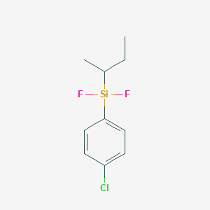 (Butan-2-yl)(4-chlorophenyl)difluorosilane