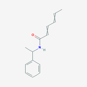 N-(1-phenylethyl)hexa-2,4-dienamide