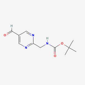 Tert-butyl (5-formylpyrimidin-2-YL)methylcarbamate