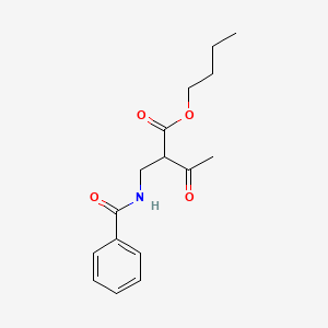 Butyl 2-(benzamidomethyl)-3-oxobutanoate