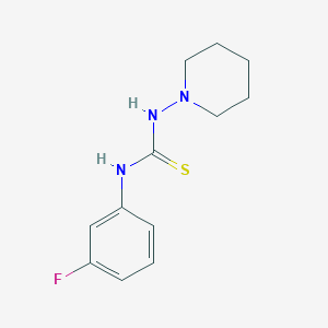 N-(3-Fluorophenyl)-N'-piperidin-1-ylthiourea