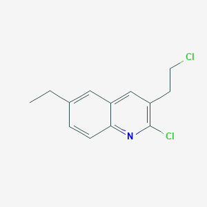 2-Chloro-3-(2-chloroethyl)-6-ethylquinoline