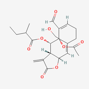 molecular formula C22H28O8 B1261894 Acanthospermal B 