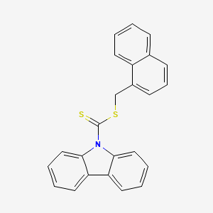 (Naphthalen-1-YL)methyl 9H-carbazole-9-carbodithioate