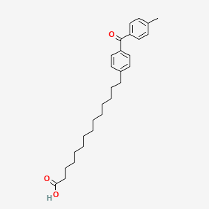 14-[4-(4-Methylbenzoyl)phenyl]tetradecanoic acid