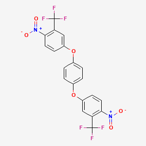 1,1'-[1,4-Phenylenebis(oxy)]bis[4-nitro-3-(trifluoromethyl)benzene]