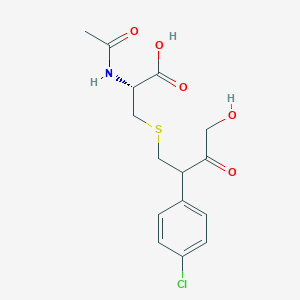 N-Acetyl-S-[2-(4-chlorophenyl)-4-hydroxy-3-oxobutyl]-L-cysteine