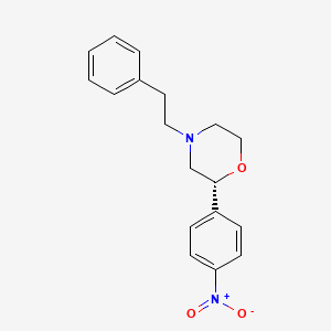 (2R)-2-(4-nitrophenyl)-4-(2-phenylethyl)morpholine