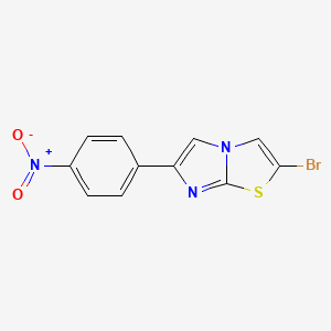 2-Bromo-6-(4-nitro-phenyl)-imidazo[2,1-B]thiazole