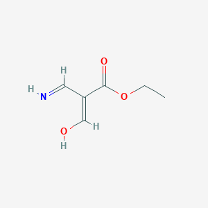 ethyl (E)-3-hydroxy-2-methanimidoylprop-2-enoate