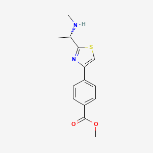 Methyl 4-{2-[(1S)-1-(methylamino)ethyl]-1,3-thiazol-4-yl}benzoate