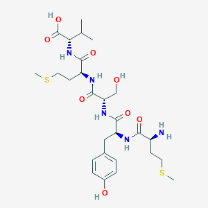 L-Methionyl-L-tyrosyl-L-seryl-L-methionyl-L-valine