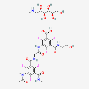 molecular formula C31H38I6N6O13 B1261920 碘海醇甲 глютамин CAS No. 59018-13-2